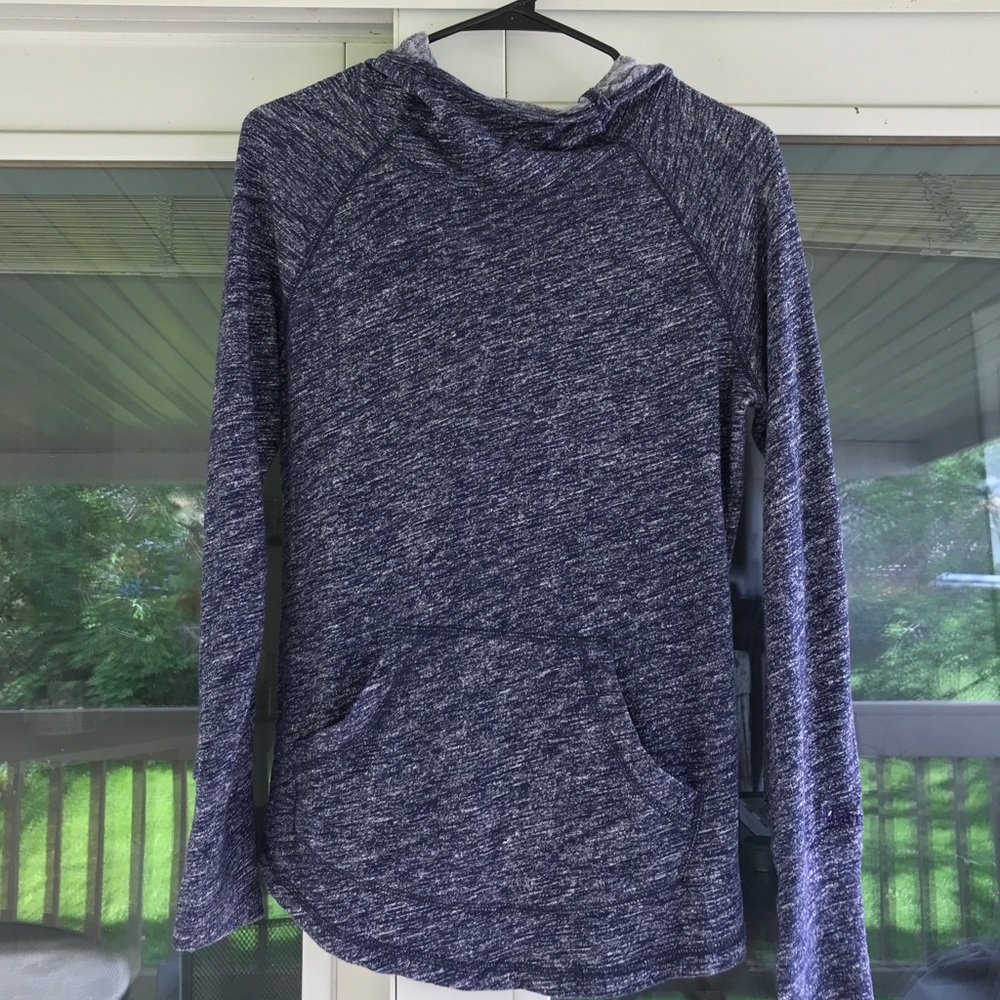 Small Blue hooded pullover